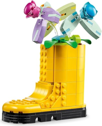 Flores en regadera 3 en 1 LEGO – Bota, aves y pétalos que cobran vida