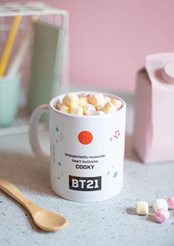 Grupo Erik Taza BT21 - Taza desayuno Cooky / Producto con licencia oficial