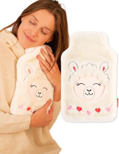 soxo Peluche Bolsa Agua Caliente Hot Water Bottle With Cover Bolsas De Agua Caliente Para Cama Lama