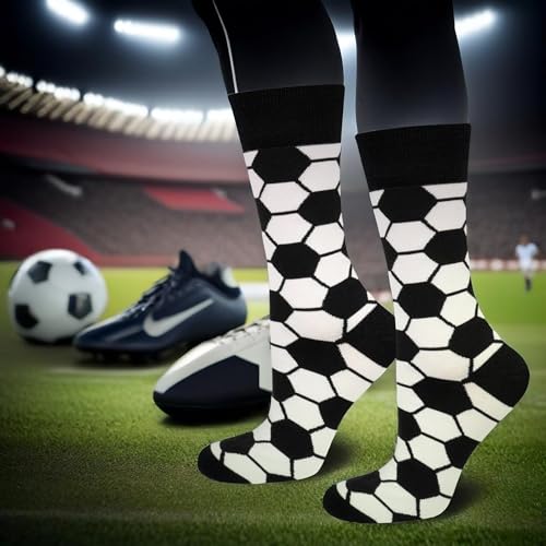 soxo Sport Calcetines Hombre Divertidos Algodon Regalos Originales Regalo Hombres 40-45 Football