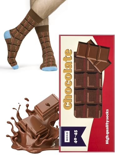 soxo Chocolate Calcetines Mujer Divertidos Regalos Para Hombre Originales Regalo Colores 40-45