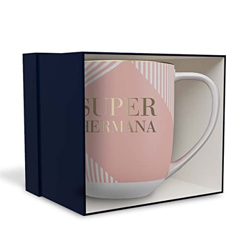 Taza “Super hermana” – Café con cariño fraternal