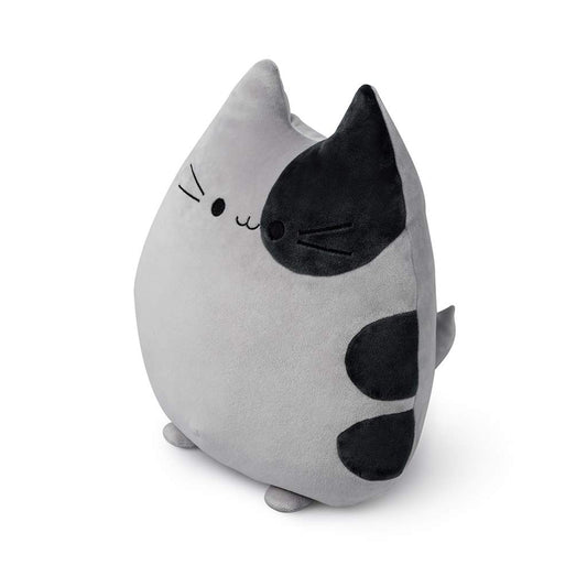 Cojín “Sweet Kitty” gris Balvi – Un minino que abraza tu espalda