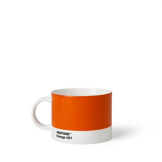 Copenhagen design Pantone Cup, Tea/Coffee mug, Fine China (Ceramic), 475 ml, Orange 021 C, Porcelana, 1 Unidad (Paquete de 1)