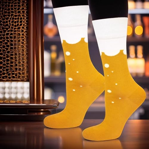 soxo Sport Calcetines Hombre Divertidos Algodon Regalos Originales Regalo Hombres 40-45 Time for Beer