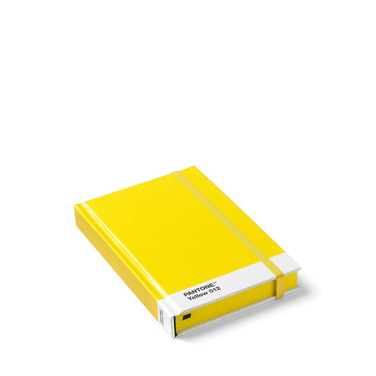 Pantone 012 - Cuaderno (tamaño pequeño, tapa dura, en blanco), color amarillo