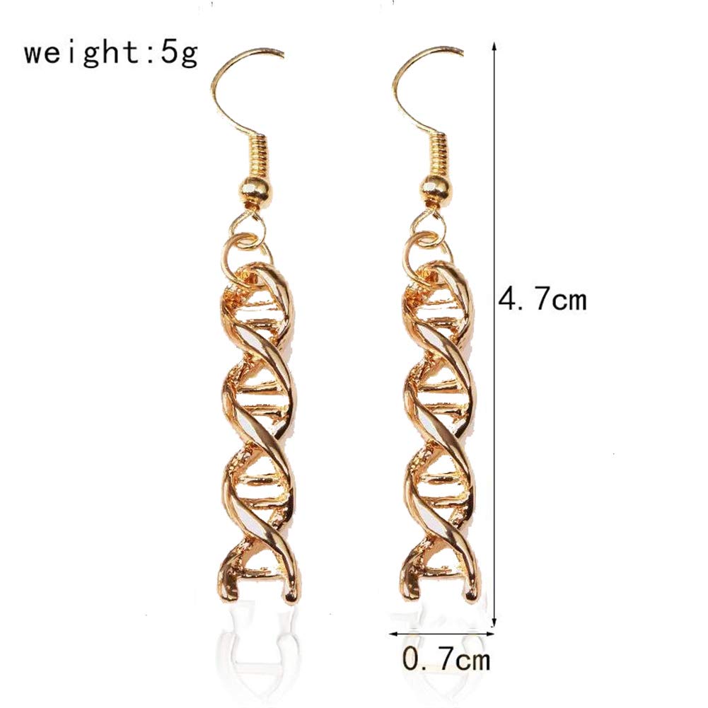 Set Joyas ADN Doble Hélice – Elegancia y Ciencia en Plata