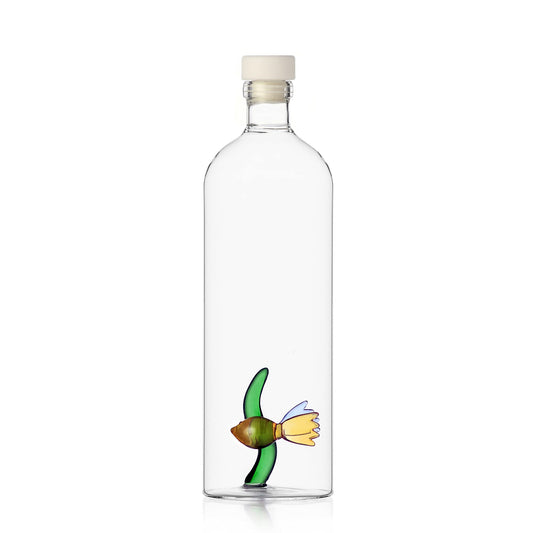 Botella con pez y alga – Agua que nada en arte