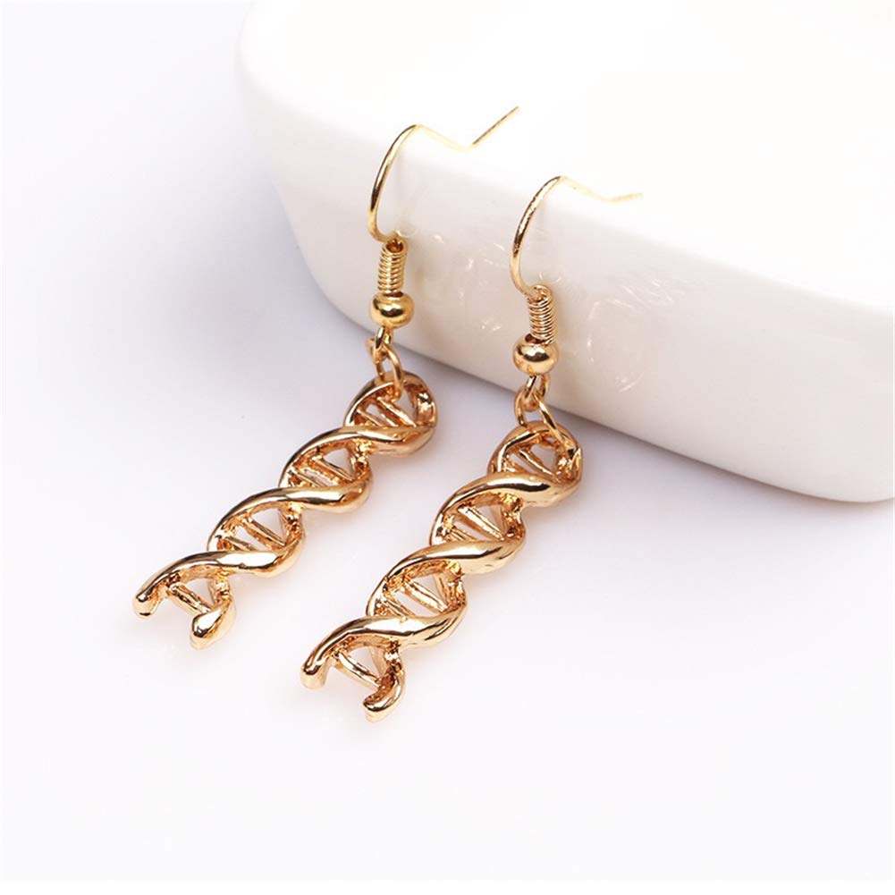 Set Joyas ADN Doble Hélice – Elegancia y Ciencia en Plata