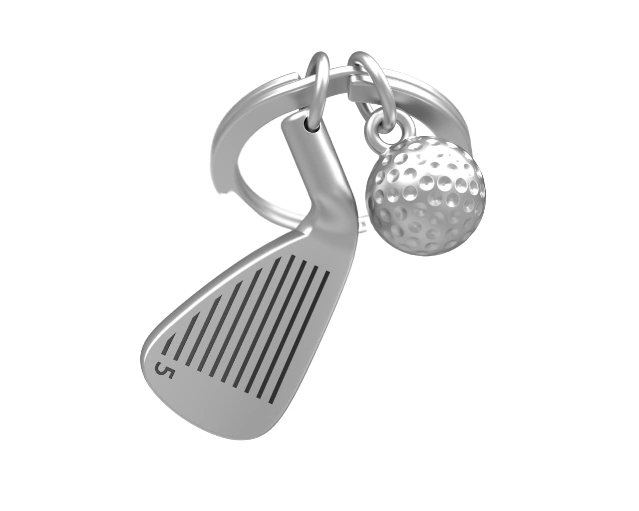 O meta[l]morphose METALMORPHOSE MTM929-01 - Llavero club y pelota de golf, gris, 32