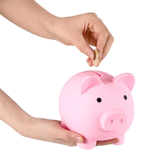 Hucha cerdita rosa – Dinero bien guardado con cara simpática
