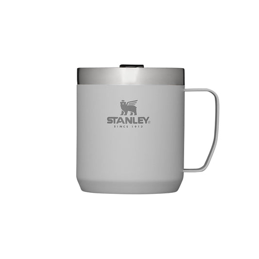 Stanley Classic Legendary Camp Mug Termo Café 0.35L Ash - Aislamiento al Vacío de Doble Pared - Vaso Termico Café de Acero Inoxidable - Taza Café Sin BPA - Apta Para Lavavajillas