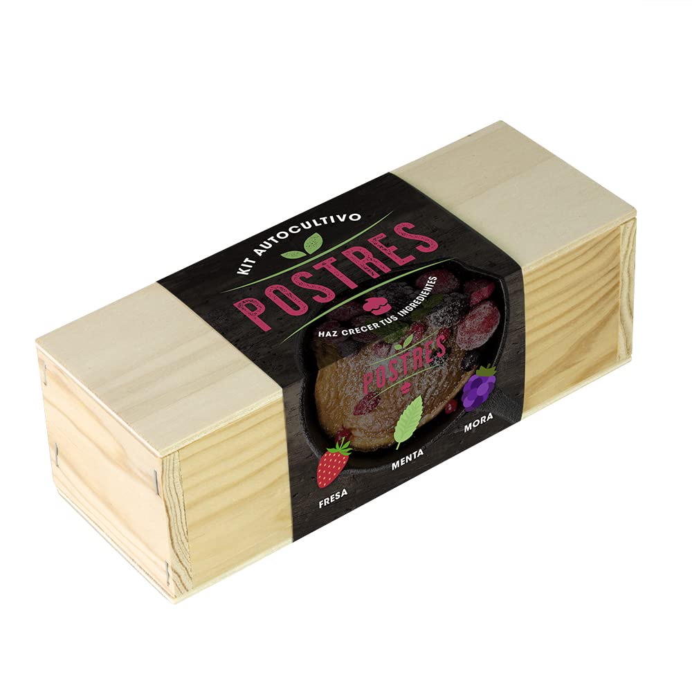 Kit postres – Cultiva menta, fresas y más delicias