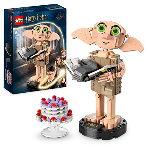 LEGO Harry Potter Dobby el Elfo Doméstico, Regalo de Reyes para Niñas, Niños, Adolescentes y Fans de 8+ Años, Juguete y Decoración para la Habitación, Colección de Figura Icónica de Personaje 76421