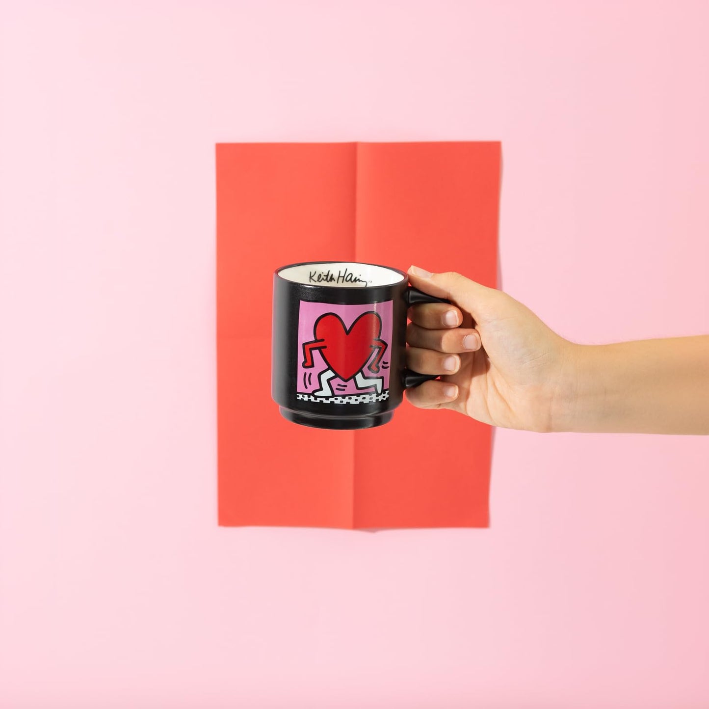 Set 4 Tazas Keith Haring – Arte Pop Urbano en tu Desayuno