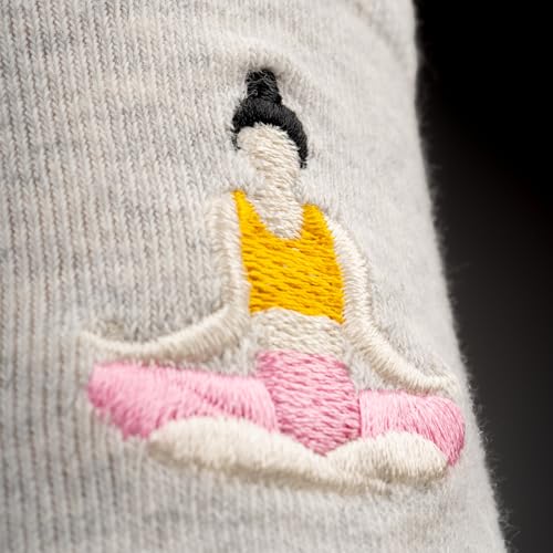 soxo Yoga Calcetines Mujer Divertidos Algodon Socks Regalos Originales Regalo Para Ella 35-40 3 Pares