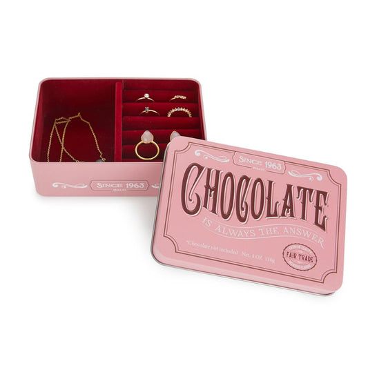 Joyero Chocolate – Rosa por fuera, cacao por dentro