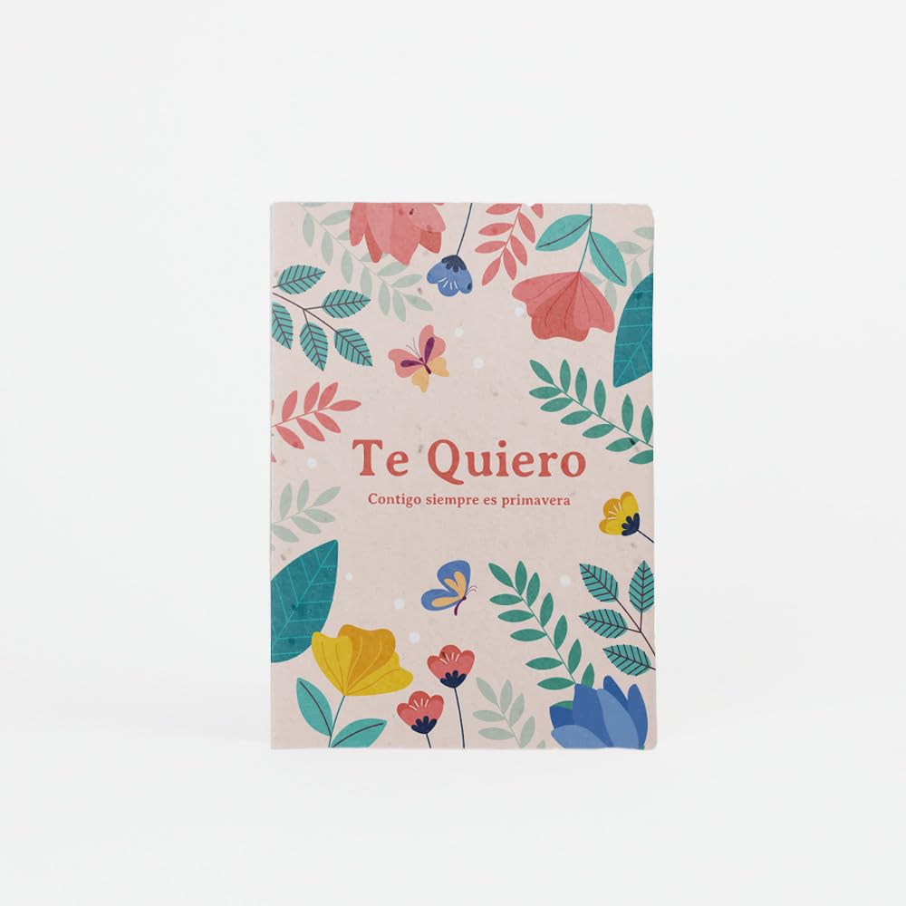 Postal Plantable Te Quiero – Amor que Crece y Florece