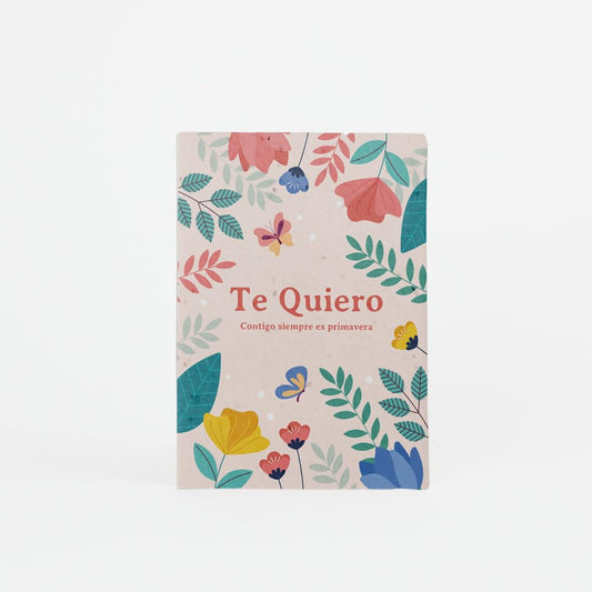 Postal Plantable Te Quiero – Amor que Crece y Florece