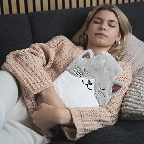 soxo Peluche Bolsa Agua Caliente Hot Water Bottle With Cover Bolsas De Agua Caliente Para Cama Gato