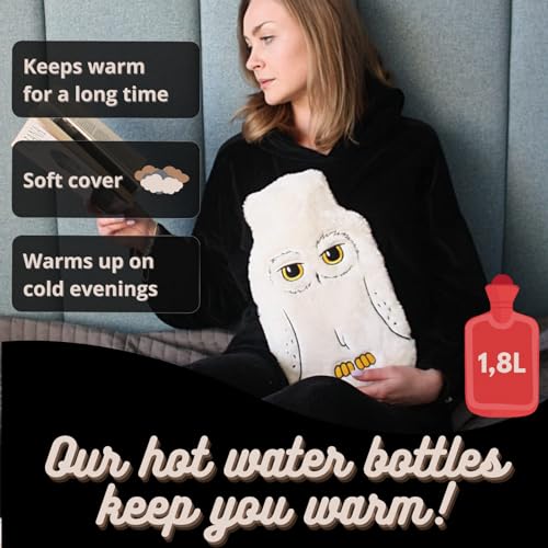 Wizarding World Harry Potter Peluche Bolsa Agua Caliente Hot Water Bottle With Cover Bolsas De Agua Caliente Hedwig