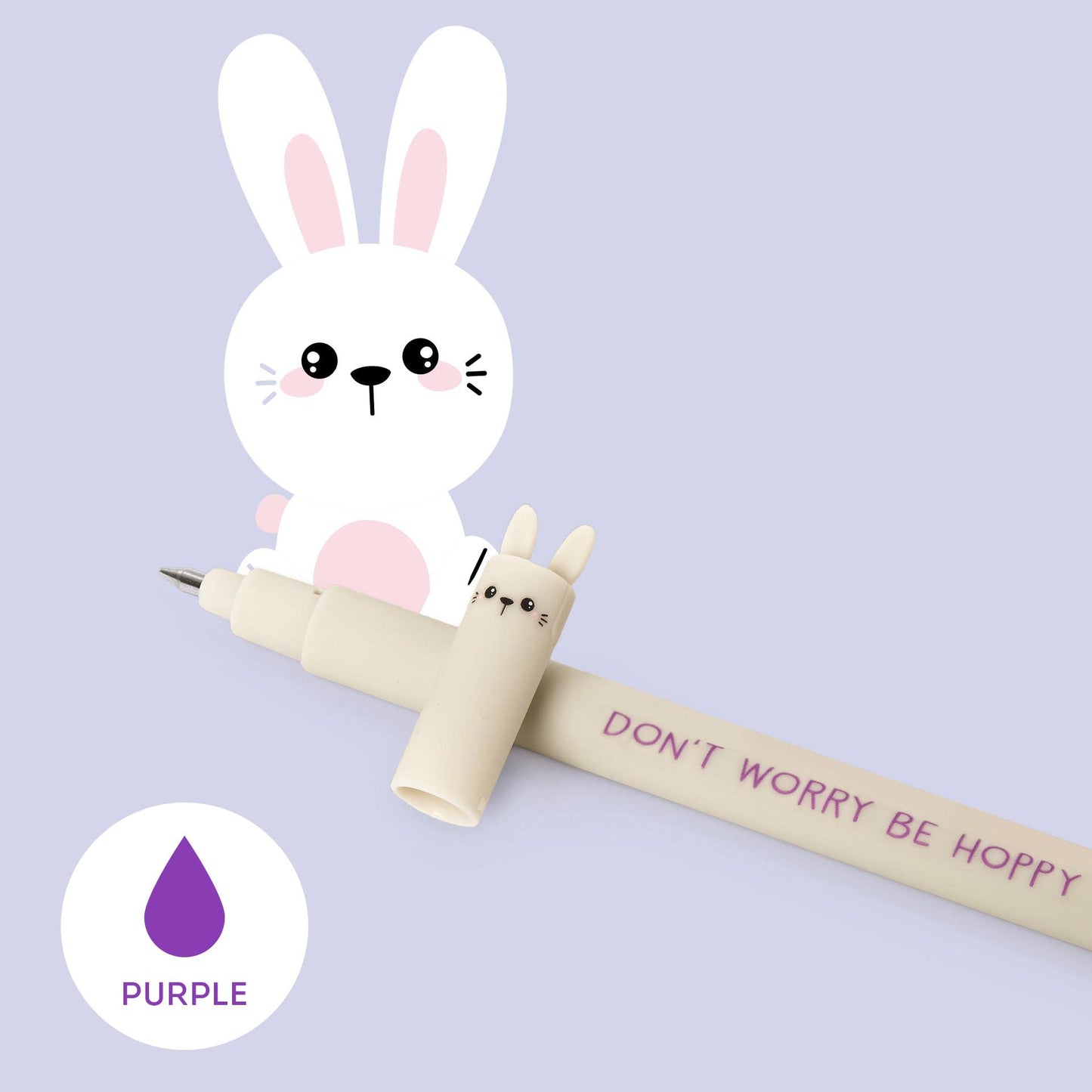 Bolígrafo borrable “Bunny” – Correcciones suaves con estilo conejil