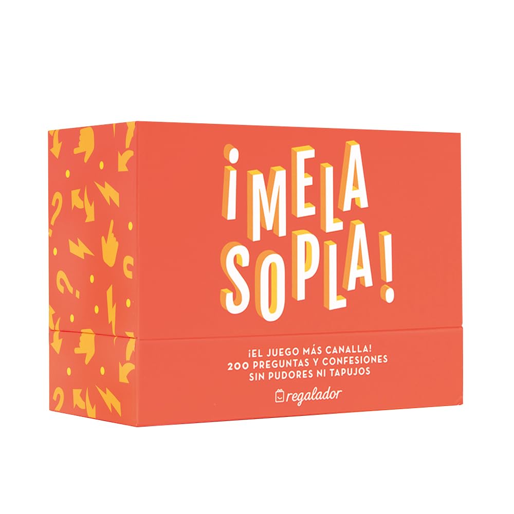 Regalador Me la sopla - Juego de Mesa más Divertido y canalla para Adultos, 200 Preguntas y confesiones sin pudores ni tapujos