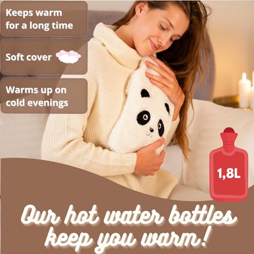 soxo Peluche Bolsa Agua Caliente Hot Water Bottle With Cover Bolsas De Agua Caliente Para Cama Panda