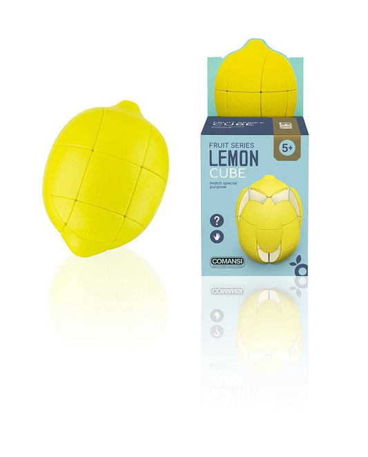 Comansi Lemon Cube-Cubo Mágico de Velocidad. Juego Educativo para desarrollar la Inteligencia y la destreza, Multicolor, 7 x 7 x 10 cm (1)