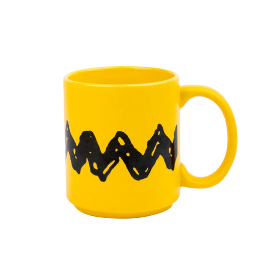 Taza Charlie Brown – Café con suéter de rayas mítico