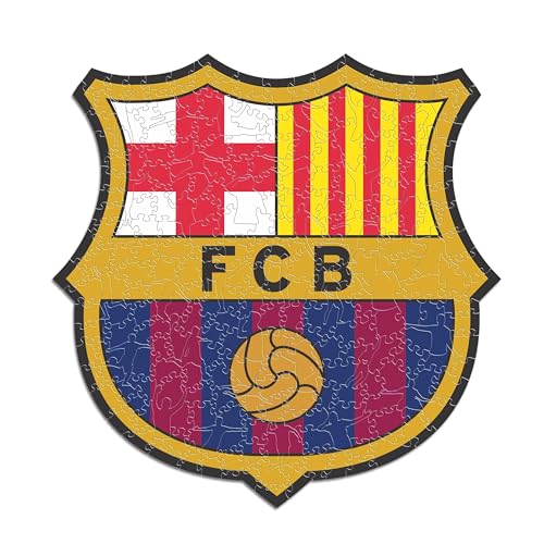 Puzzle de Madera FC Barcelona – Construye el Escudo Culé Pieza a Pieza