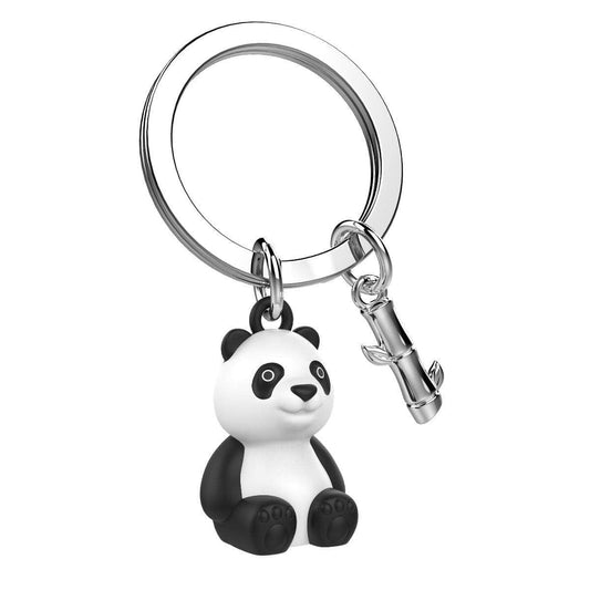 O meta[l]morphose METALMORPHOSE MTM293-01 - Llavero Panda y su bambú, negro y blanco, talla única, Único