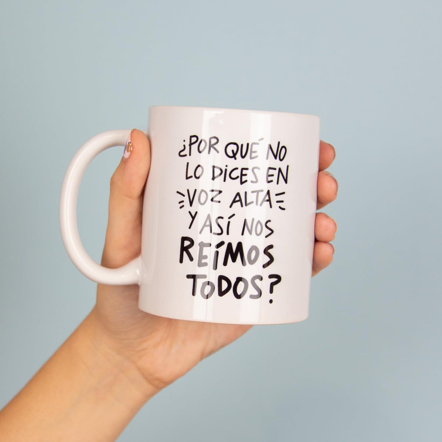 Pedrita Parker Taza desayuno para Profesores - Así nos reímos todos - Taza café divertida