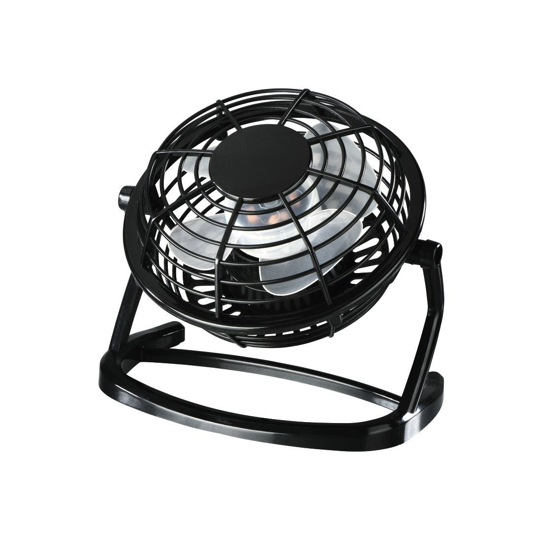 Hama USB Desk Fan Negro - Ventilador, ventilador de mesa con USB (Negro)