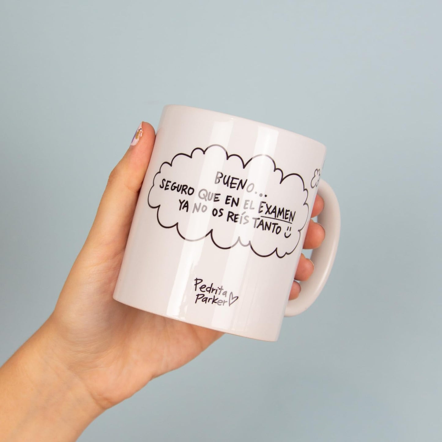 Pedrita Parker Taza desayuno para Profesores - Así nos reímos todos - Taza café divertida