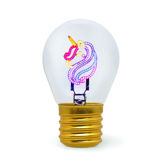 Lámpara bombilla “Unicorn” – Un destello mágico que cabe en tu escritorio