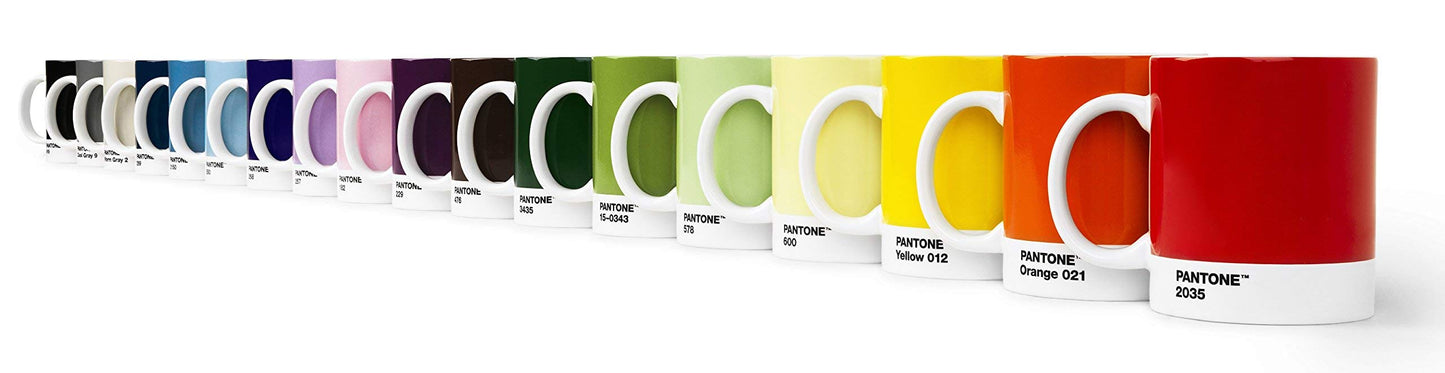 Copenhagen design Pantone Mug, Coffee/Tea Cup, Fine China (Ceramic), 375 ml, Black, 419 C, Porcelana, 1 Unidad (Paquete de 1)