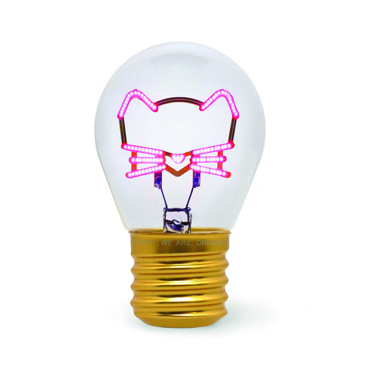 Lámpara bombilla “Kitty” – Luz adorable para un rincón muy gatuno