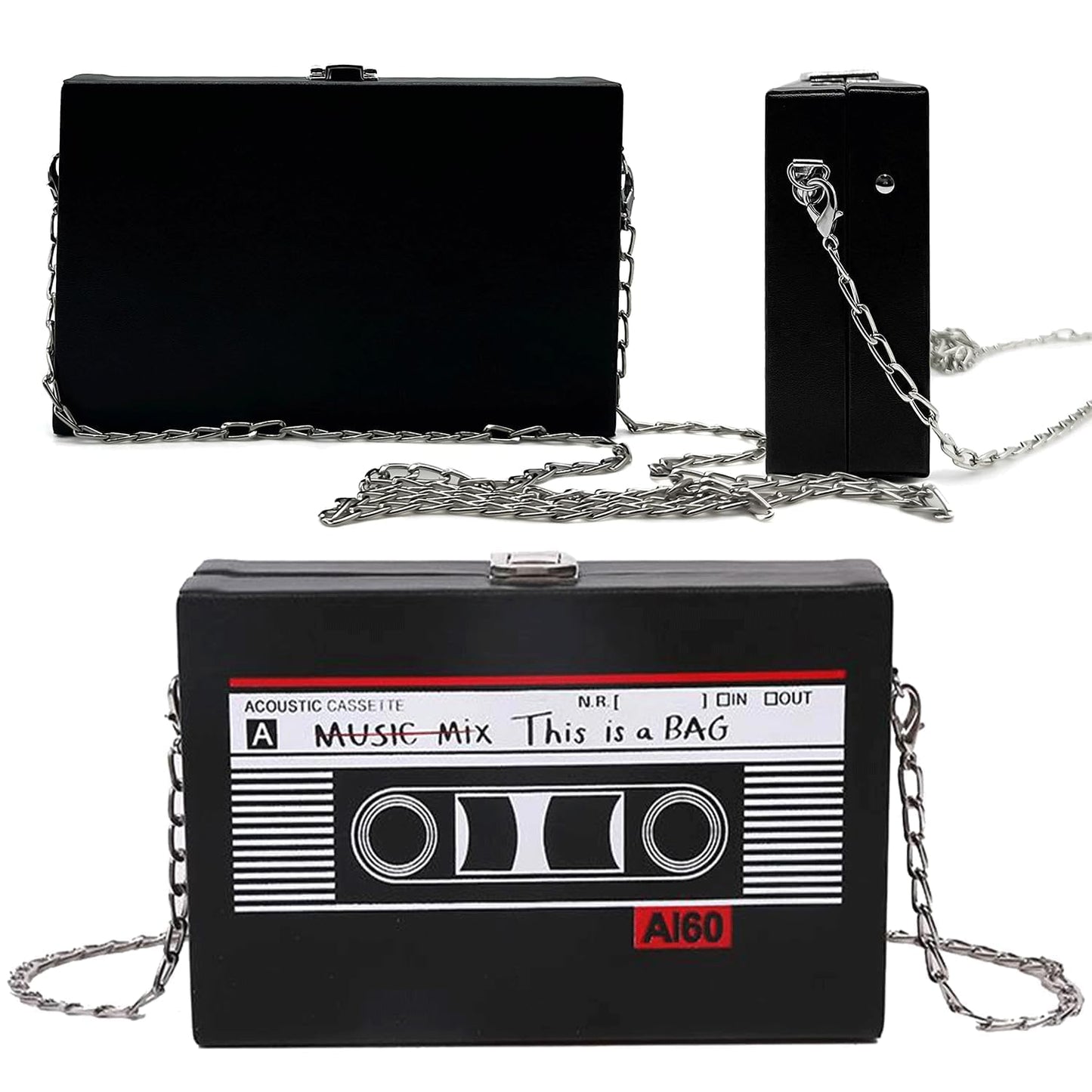Bolso Bandolera Radio Cassette – Nostalgia Disco de los 90