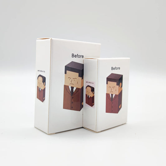 Borrador Salaryman – De peludo a calvo mientras borras