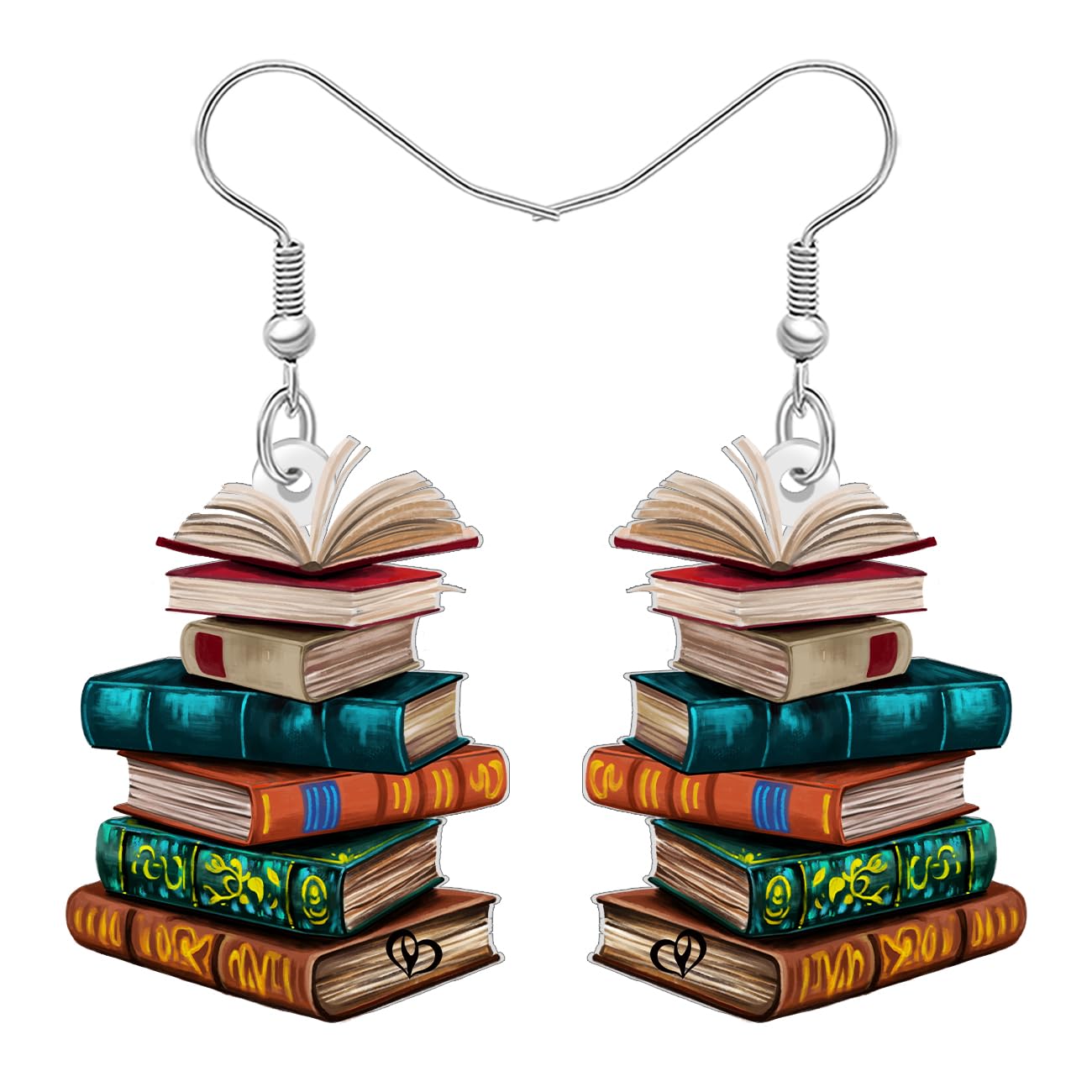 Pendientes Libros Acrílico – El Detalle Ideal para Amantes de la Lectura