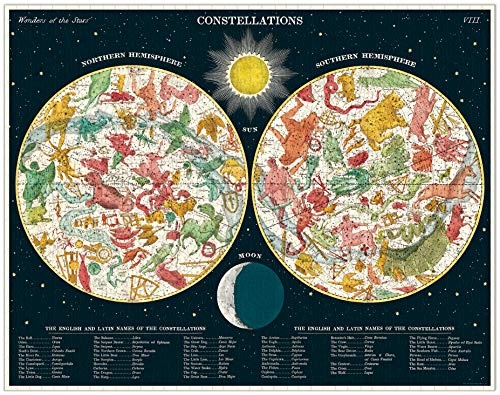Puzle Cavallini Constelaciones – El mapa del cielo vintage