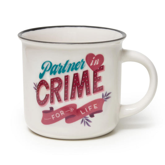 Taza “Partner in Crime” – Tu cómplice ideal para el café