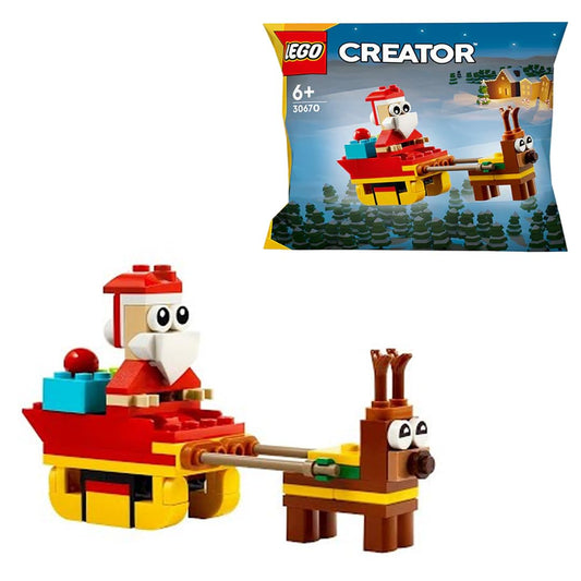 Papá Noel y Reno LEGO – Construye la magia navideña en miniatura