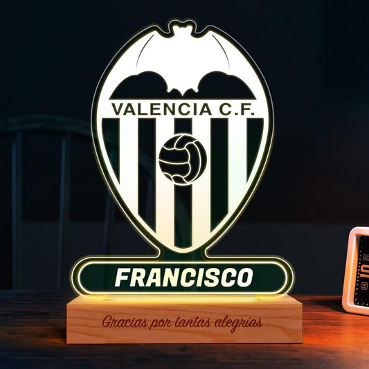 Lámpara LED Valencia C.F. personalizada – Ilumina tu rincón ché