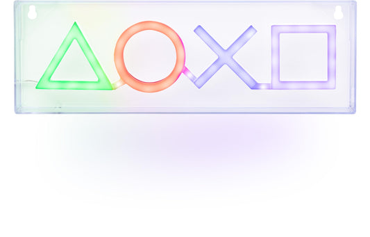 Modo Play – Luz neón LED con los iconos de PlayStation