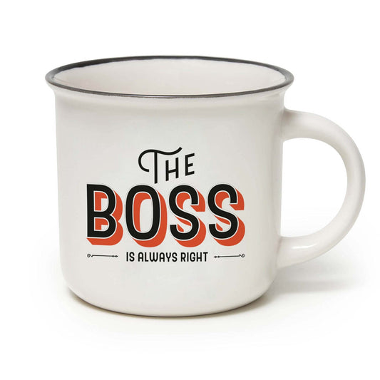 Legami Cup-Puccino The Boss - Taza, porcelana, 350 ml, multicolor