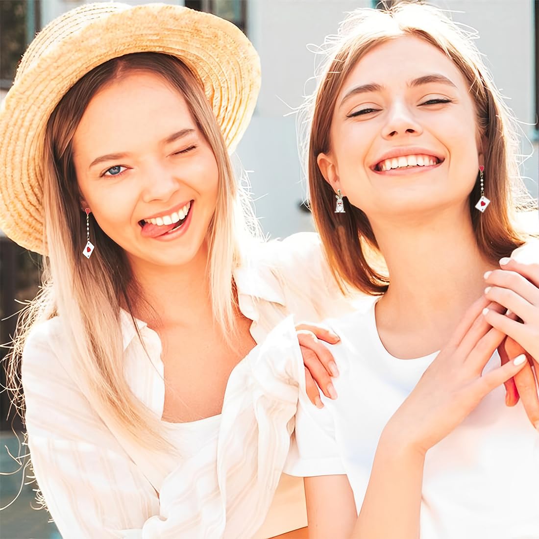 Pendientes Asimétricos Cartas de Póker – Un As de Picas con Mucho Estilo