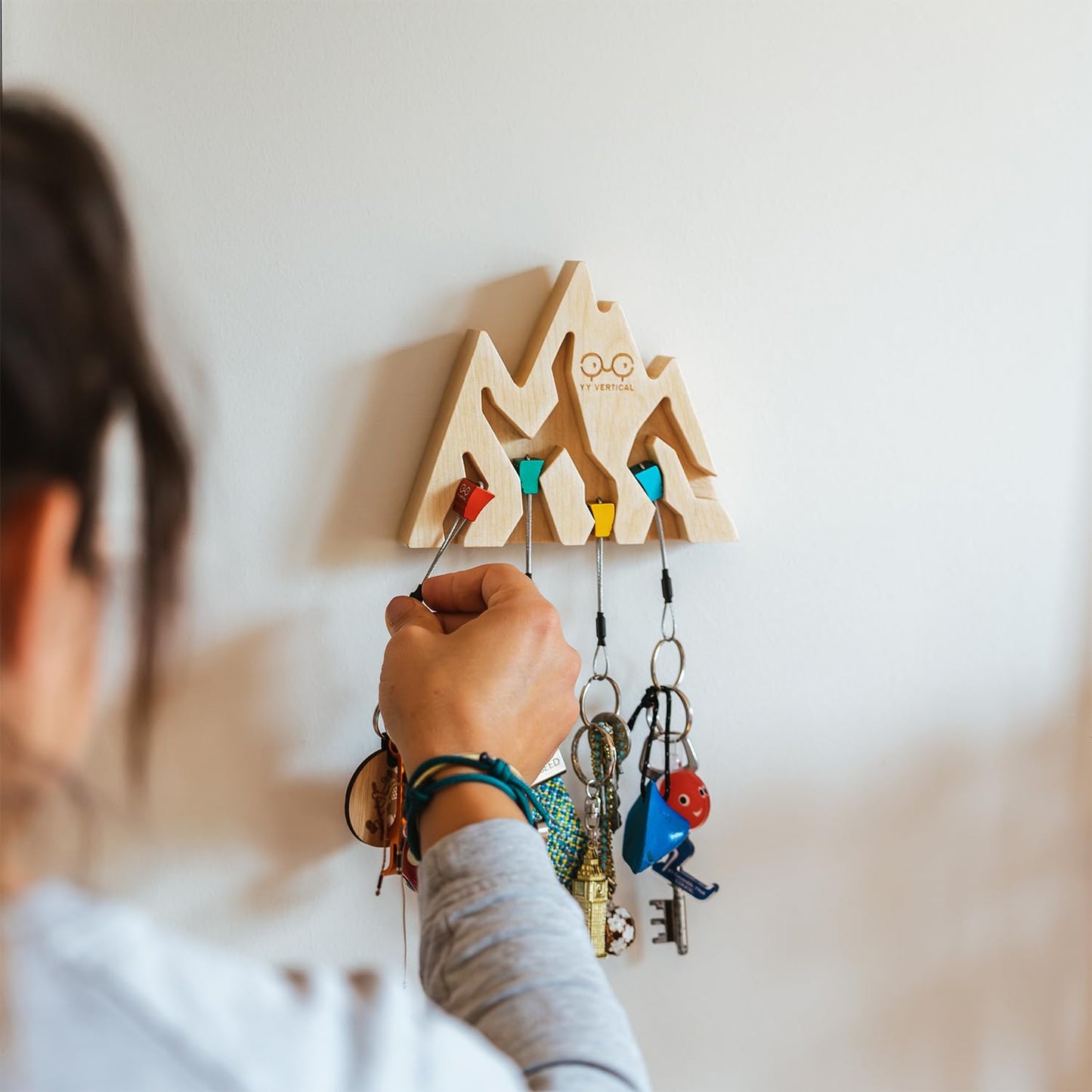 Colgador de Llaves Escalada – Grietas y Fisureros para tu Recibidor