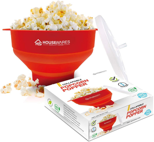 Bol para palomitas de microondas – Haz palomitas sanas en solo 3 minutos